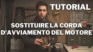 Come SOSTITUIRE la CORDA d'AVVIAMENTO del motore | Tutorial Bazargiusto