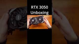 MSI RTX 3050 Ventus X2 Unboxing