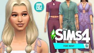 EVERY NEW CAS ITEM  | Sims 4 For Rent Create A Sim Review