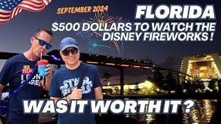 Disneys Magic Kingdom FIREWORK CRUISE Review WAS IT WORTH IT ? | Walt Disneyworld Sept 2024