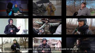 Two Years After Russia's Full-Scale Invasion of Ukraine, RFE/RL Journalists Continue Their Work