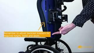 Attaching a J3 Backrest to a Zippie or Quickie Wheelchair - Sunrise Medical Australia