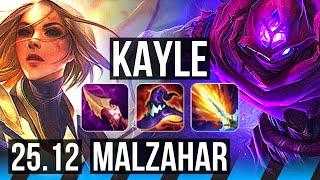 KAYLE vs MALZAHAR (MID) | EUW Master | 25.12