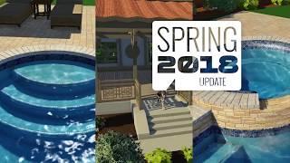 Spring 2018 Update - Rolled Beams, FBX Import and Augmented Reality - Vip3D, Pool Studio, & VizTerra