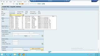 SAP:MM(RFQs, Quotations' Maintenence & Price Comparison/Vendor's Selection)