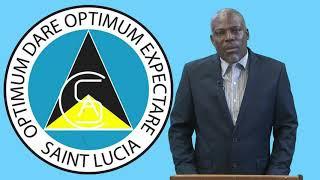 CSA President Cyprian Montrope, addresses members #FightingCOVID19SaintLucia