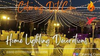 Outdoor Lighting Decor | Lighting | Event Lighting | Lighting Decoration | Mehndi |Tanga Grill | ISB