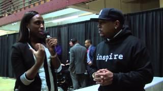 Darrylin Horne Interview Daymond John at Central Michigan University