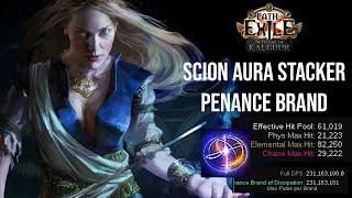 Poe 3 25 - Scion aura stacker Penance brand of dissipation