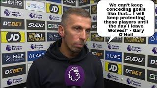 GARY O'NEIL FUMING: 'We Can't Keep Conceding Goals Like That!' Wolves vs Ipswich Town Post-Match