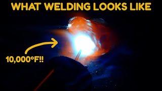 What does a Welder See Through a Welding Helmet?