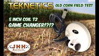 Teknetics T2 Small 5 inch Coil Test | Part 1 Old Cornfield | Metal Detecting 3 part series