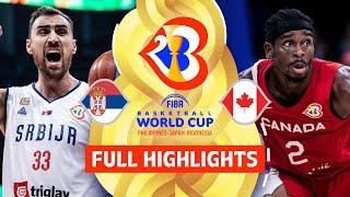 Serbia  vs Canada  | Full Game Highlights | FIBA Basketball World Cup 2023