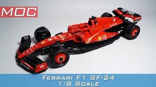 Ferrari F1 SF-24 1:8 Scale LEGO TECHNIC MOC