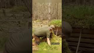 Один из хороших способов маскировки в лесу #prepper #выживальщик #маскировка