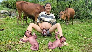 8-Months Pregnant Single Mother Suffers Pains in Late Stage of Pregnancy. Bich Dep Daily Life