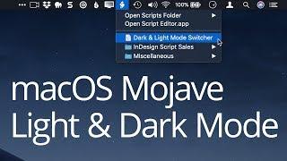 Quickly Switch Between Light & Dark Modes in macOS Mojave