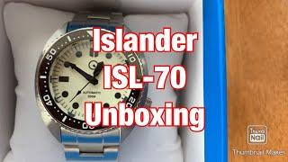 Unboxing Islander ISL-70 Lume Dial Diver. Bobby Legs 2021