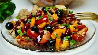 Delicious SALAD for the festive table. The RECIPE of this salad will be asked for by all guests!