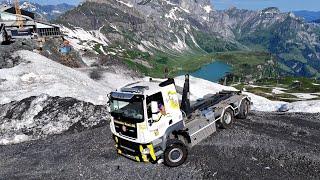 LKW am Limit  Spezial Transport zum Titlis ️