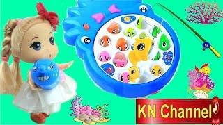 Đồ chơi Câu Cá Hai trong Một của Búp bê & trò chơi câu cá fishing toys game Baby Doll Kids toys