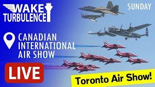 LIVE Toronto Air Show ️ CIAS Sunday Action (F22, Red Arrows, Snowbirds) from Waterfront