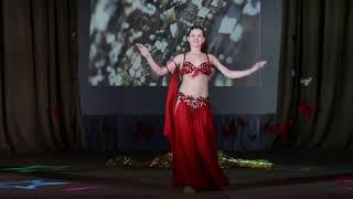 Oriental dance with wings Восточный Танец с крыльями+ Tabla solo