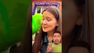 Cuma Patung buaya Kok!!?! #funny #fun #friends #shorts