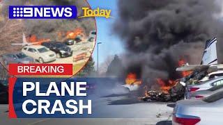 Light plane crashes in Pennsylvania | 9 News Australia