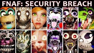 FNAF Security Breach - All Jumpscares (Complete & Rearrange)