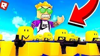 АРМИЯ НУБОВ ПРОТИВ АРМИИ ЗОМБИ В INSANE МОДЕ! | Roblox