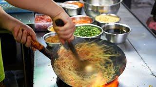 Wok master, this is the best way to stir-fry noodles, fried rice, Chinese street food!