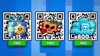 FREE! CHAMPIE GINGERBREAD PINPRESENTS & GIFTS  BRAWL STARS QR CODES 2024 | BRAWL STARS NEW UPDATE