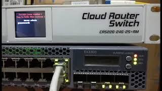 Test Cisco SFP+ 10Gbase on Mikrotik CRS vs Juniper EX3300