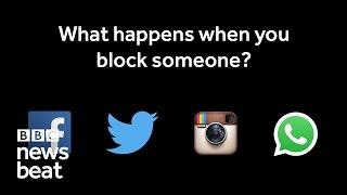 What happens when you block someone on social media? | BBC Newsbeat