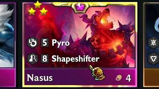 3 Star Nasus ⭐⭐⭐ 8 Shapeshifter 5 Pyro