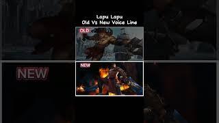 Lapu Lapu Old Vs New Voice Lines  #mlbb #mobilelegends #lapulapu #shorts #tiktok #foryou #mlb