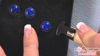 Setting a Cabochon with a Bezel Roller and Burnisher