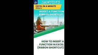 INSERT Function SHORTCUT EXCEL #shorts