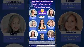 Watch free webinars every Tuesday’s and Thursday’s to know about online digital business #youtube