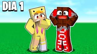 100 DÍAS JUNTOS EN MINECRAFT CON @Chocoblox