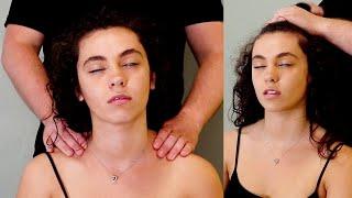 [ASMR] Soothing Scalp, Neck & Shoulder Massage - For Maximum Tingles with relaxing music & hair play