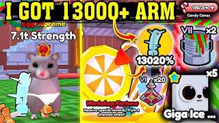 I Got New 13020% ARM In Event 2.O On Arm Wrestling Simulator (Roblox)!