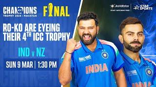 RO-KO are raring to win their 4th ICC trophy, & rewrite history! | #ChampionsTrophyOnJioStar FINAL