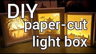 How to Make a Paper-cut Light Box : DIY