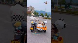 She turned the opposite direction️ #viral #funny #motovlog #trending  #motorcycle #cute #shorts