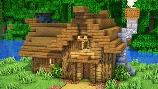 Minecraft: How To Build a Small Survival House | Small Survival House Tutorial