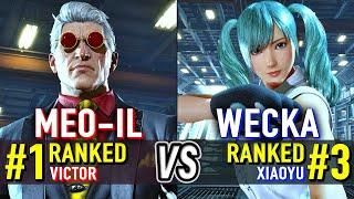 T8  MEO-IL (#1 Ranked Victor) vs WECKA (#3 Ranked Xiaoyu)  Tekken 8 High Level Gameplay