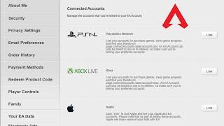 How To Link Apex Legends Account PC/Xbox/Playstation Cross Progression