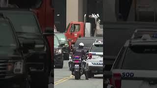 Trump Arrives at DC Courthouse #shorts  | VOA News